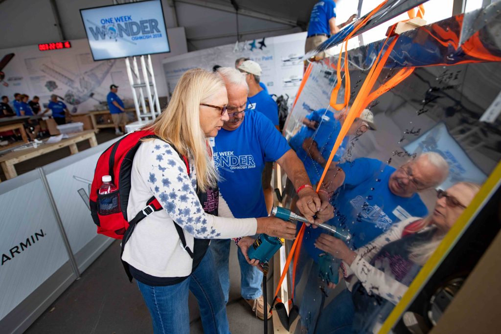 EAA to Bring One Week Wonder Aircraft Build Back to AirVenture Oshkosh in 2027 14 2018 rivet pull by connor madison