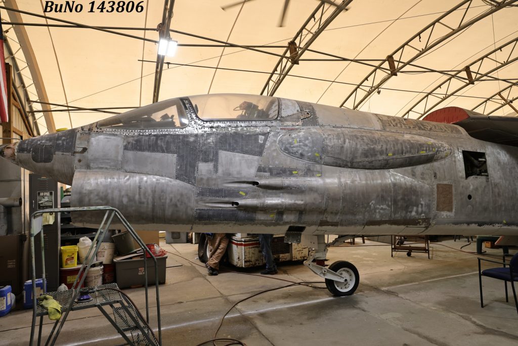 Wings of Freedom Aviation Museum Volunteers Near Completion of an F-8 Crusader Restoration 14 2026 F 8 Crusader Restoration 2 2