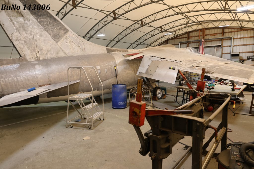 Wings of Freedom Aviation Museum Volunteers Near Completion of an F-8 Crusader Restoration 12 2026 F 8 Crusader Restoration 2 3