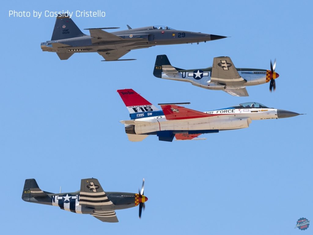 EAA AirVenture's "An Evening with Champions" to Spotlight U.S. Air Force Heritage Flight 11 2026 USAF Heritage Flight Training and Certification Course 1