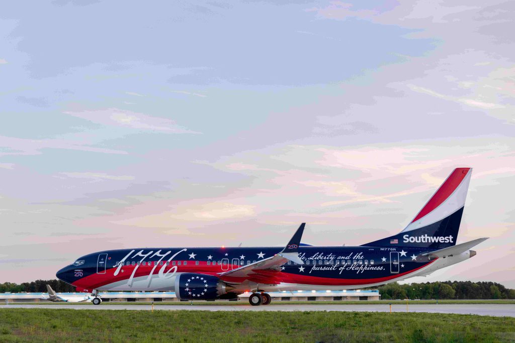 Southwest Airlines' "Independence One" to Appear at EAA AirVenture Oshkosh 2026 10 260427 independence one lumsden print 004