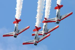 The Aeroshell Aerobatic Team has been performing for over 25 years, amassing thousands of hours in front of air show fans all over North America.