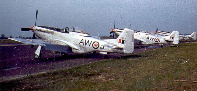 Red Nose served in the 420 Auxiliary Squadron of the RCAF ( Photo thanks to Jerry Vernon )