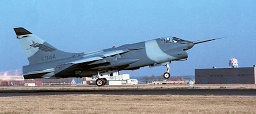 Grounded Dreams of the Vought YA-7F and How It Almost Reclaimed the Skies 12 445th flight test squadron ya 7f corsair ii 71 0344 taking off