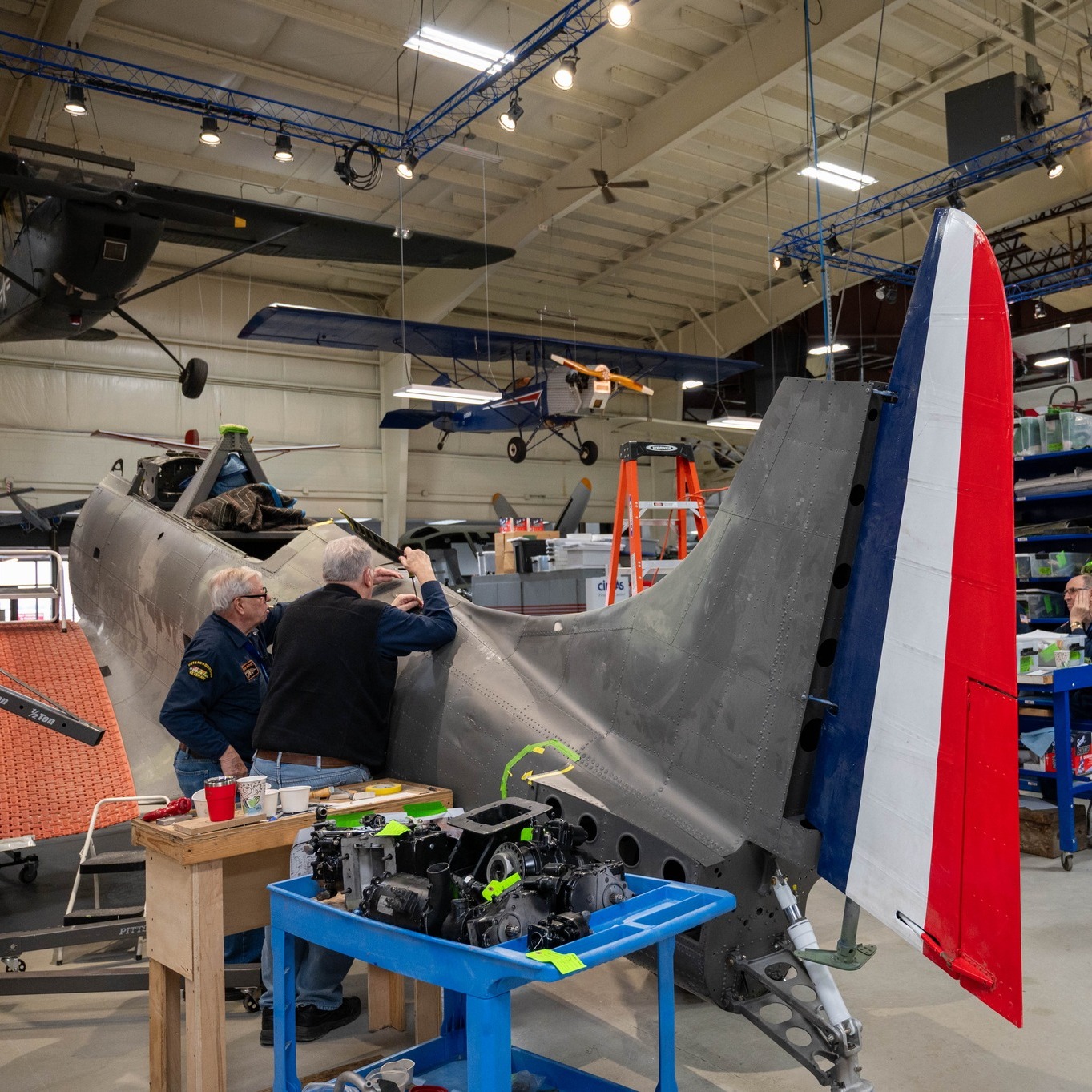 Air Zoo Nears Completion of Detailed Restoration of Douglas SBD-1 Dauntless 10 480591280 1042741291229331 2293677080270231775 n