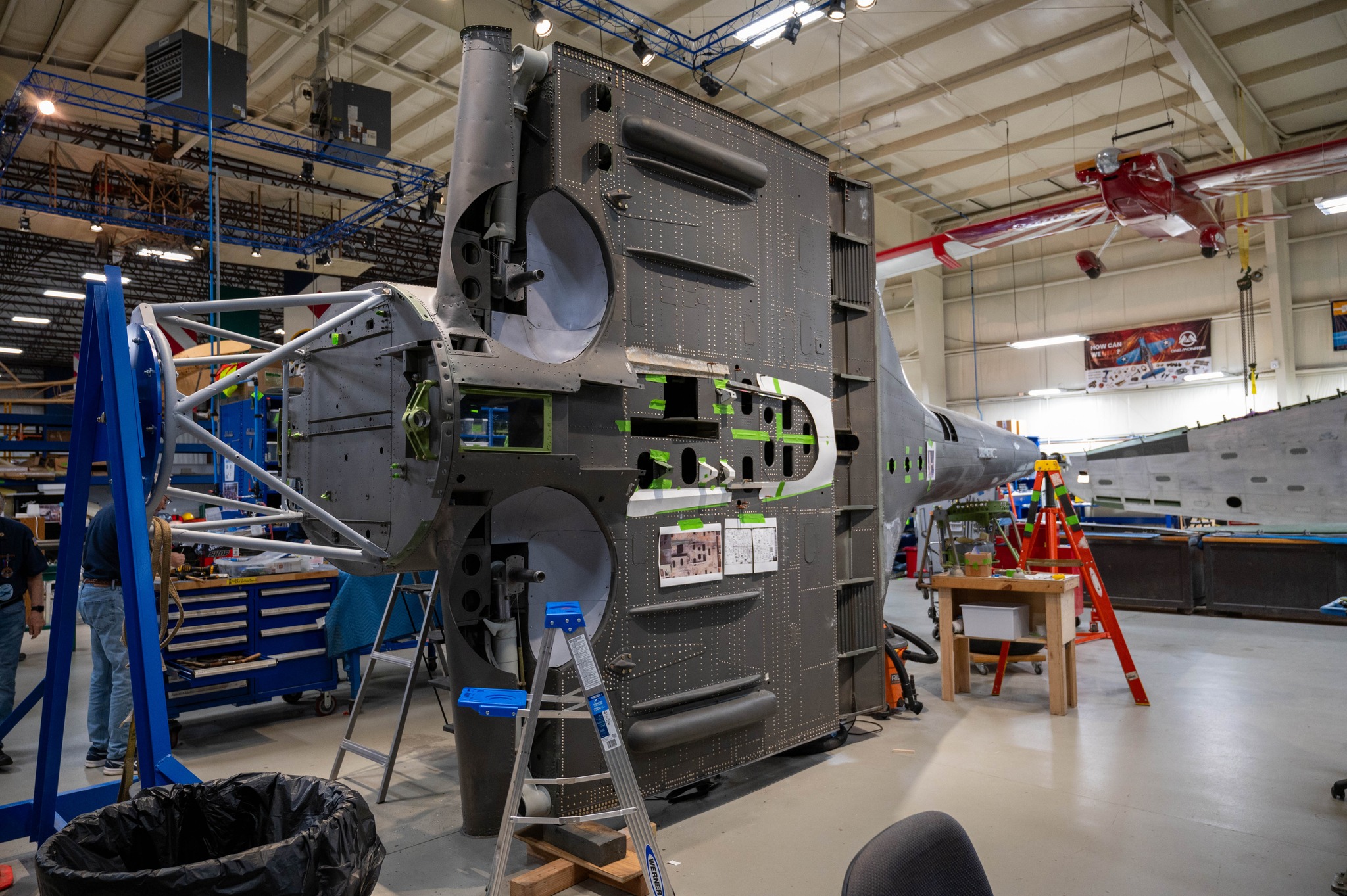 Air Zoo Nears Completion of Detailed Restoration of Douglas SBD-1 Dauntless 20 483952376 1053931513443642 8853548711137908052 n
