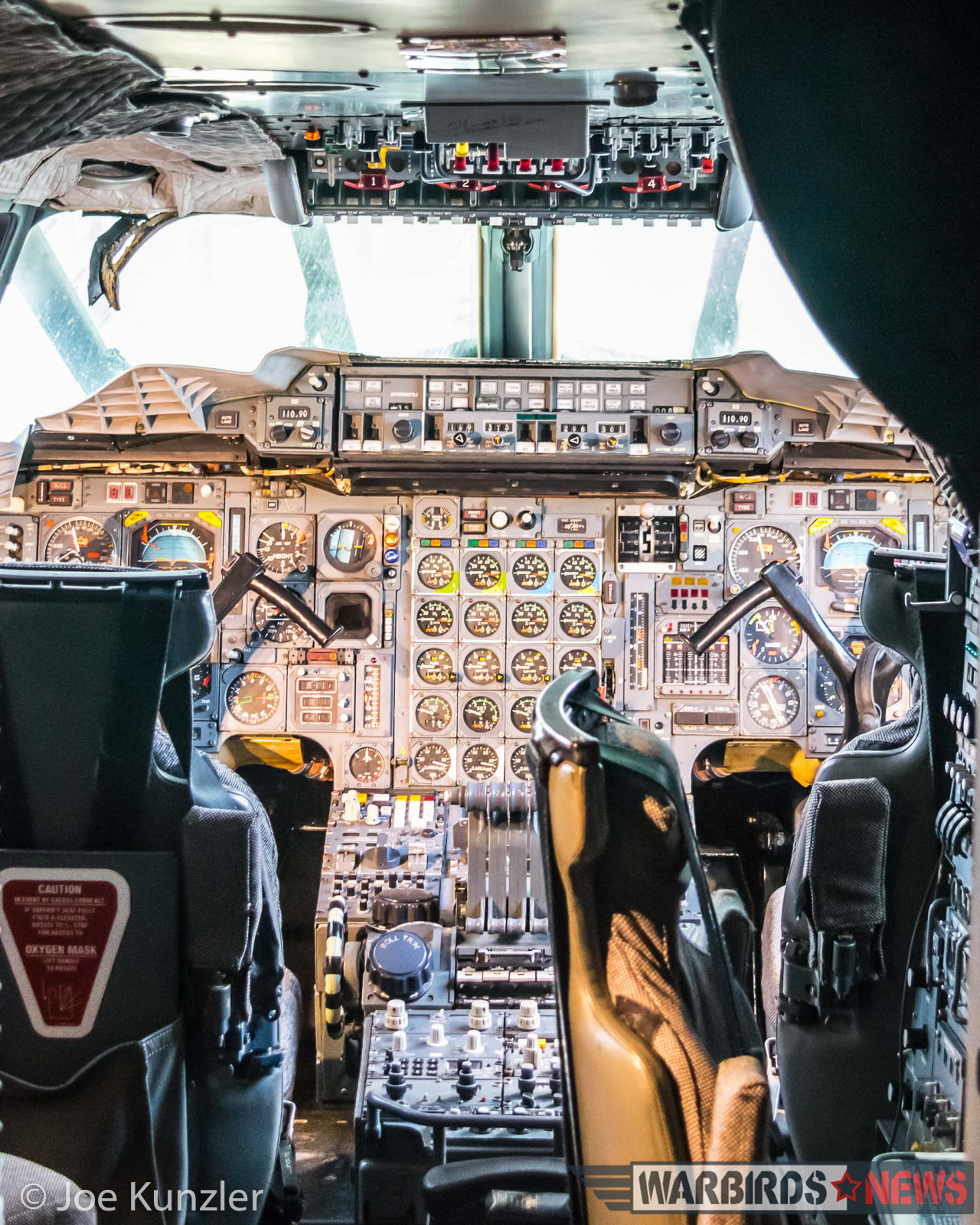 The Concorde cockpit. (photo by Joe Kunzler)