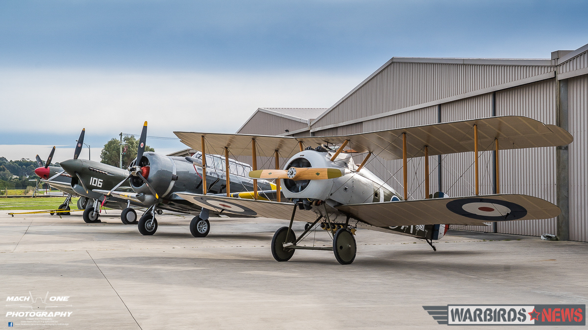 The vintage military history of 4 Squadron RAAF. (photo by Matt Savage)