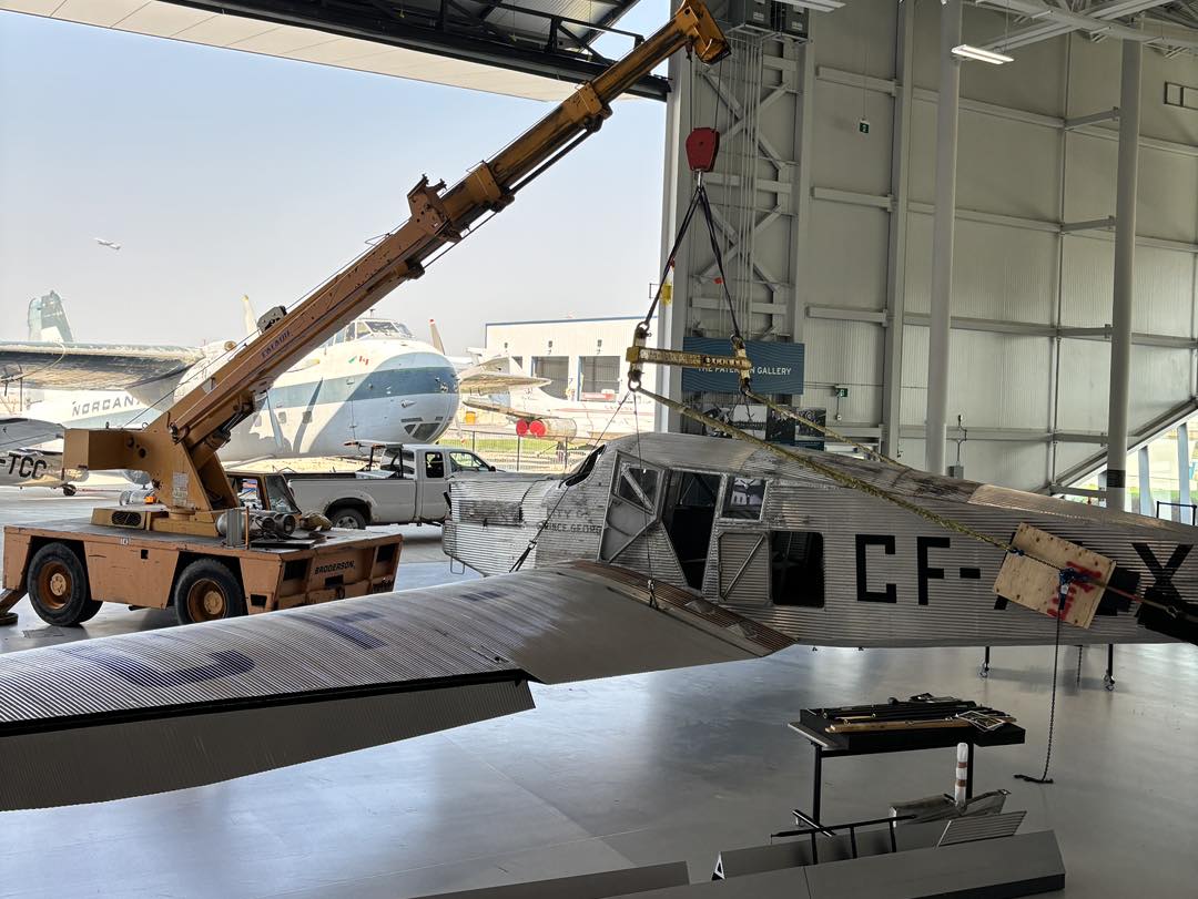 Royal Aviation Museum of Western Canada Re-Assembles Junkers F.13