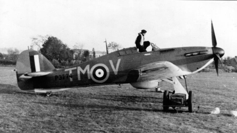 Hawker Hurricane Over Victoria 16 504 County of Nottingham Squadron is Royal Air Force