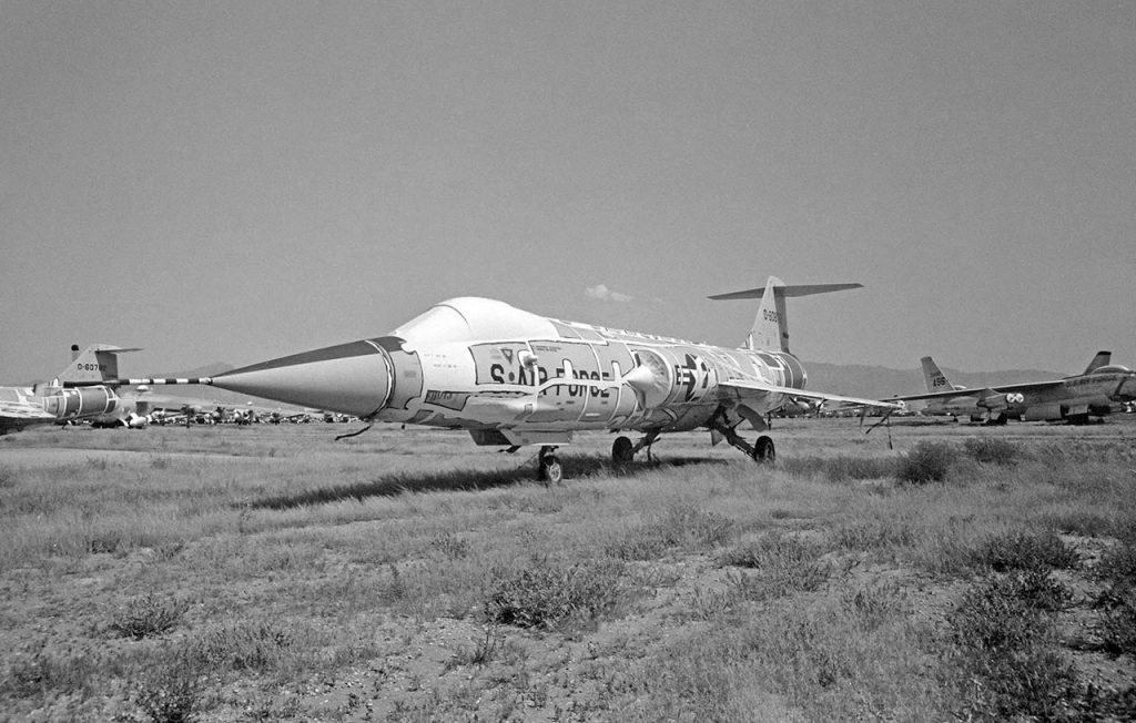 Boneyard Files: Lockheed F-104 Starfighter - The Silver Needles of Davis Monthan 16 Lockheed F-104 Starfighter