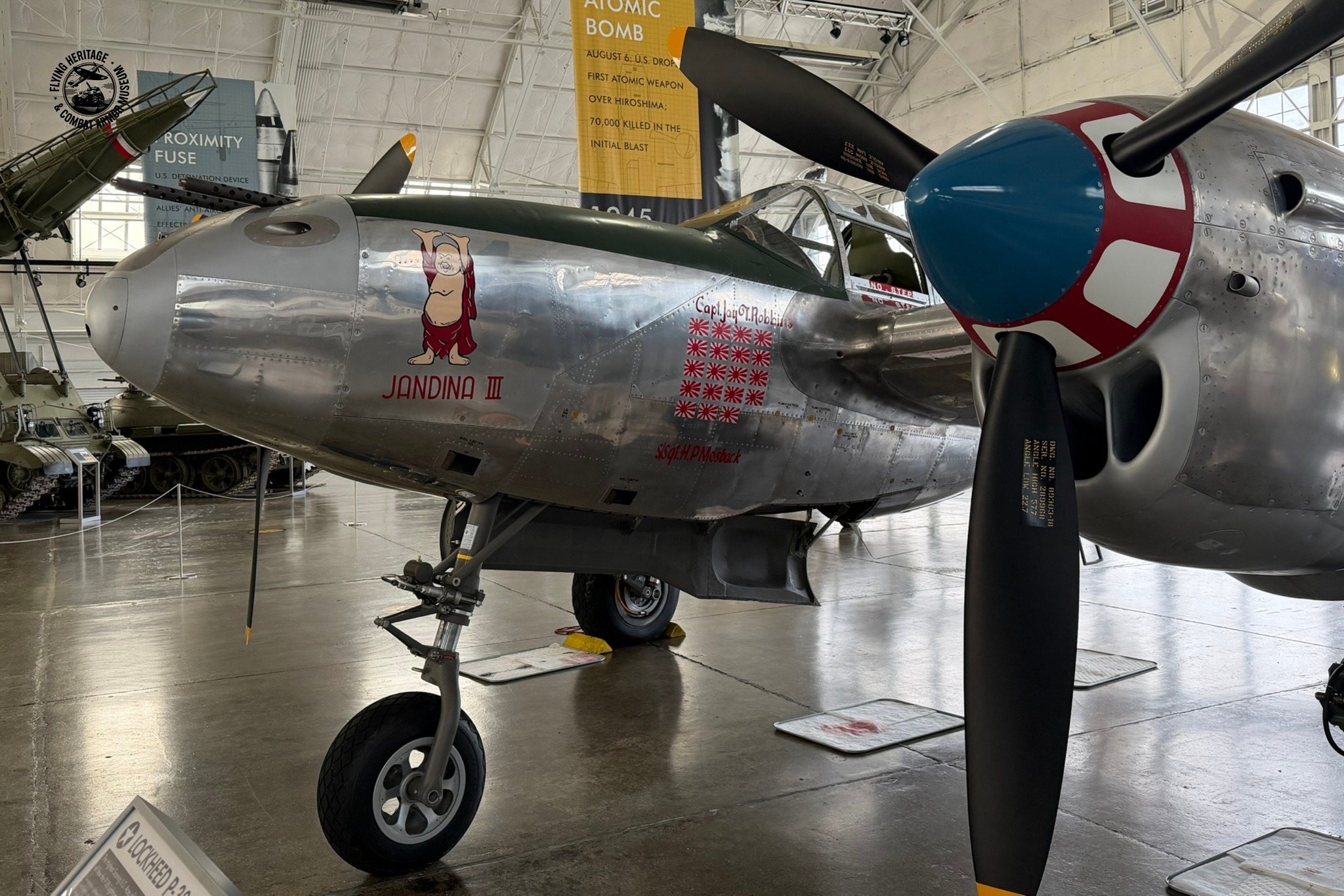 P-38J Lightning Jandina III Arrives at Flying Heritage and Combat