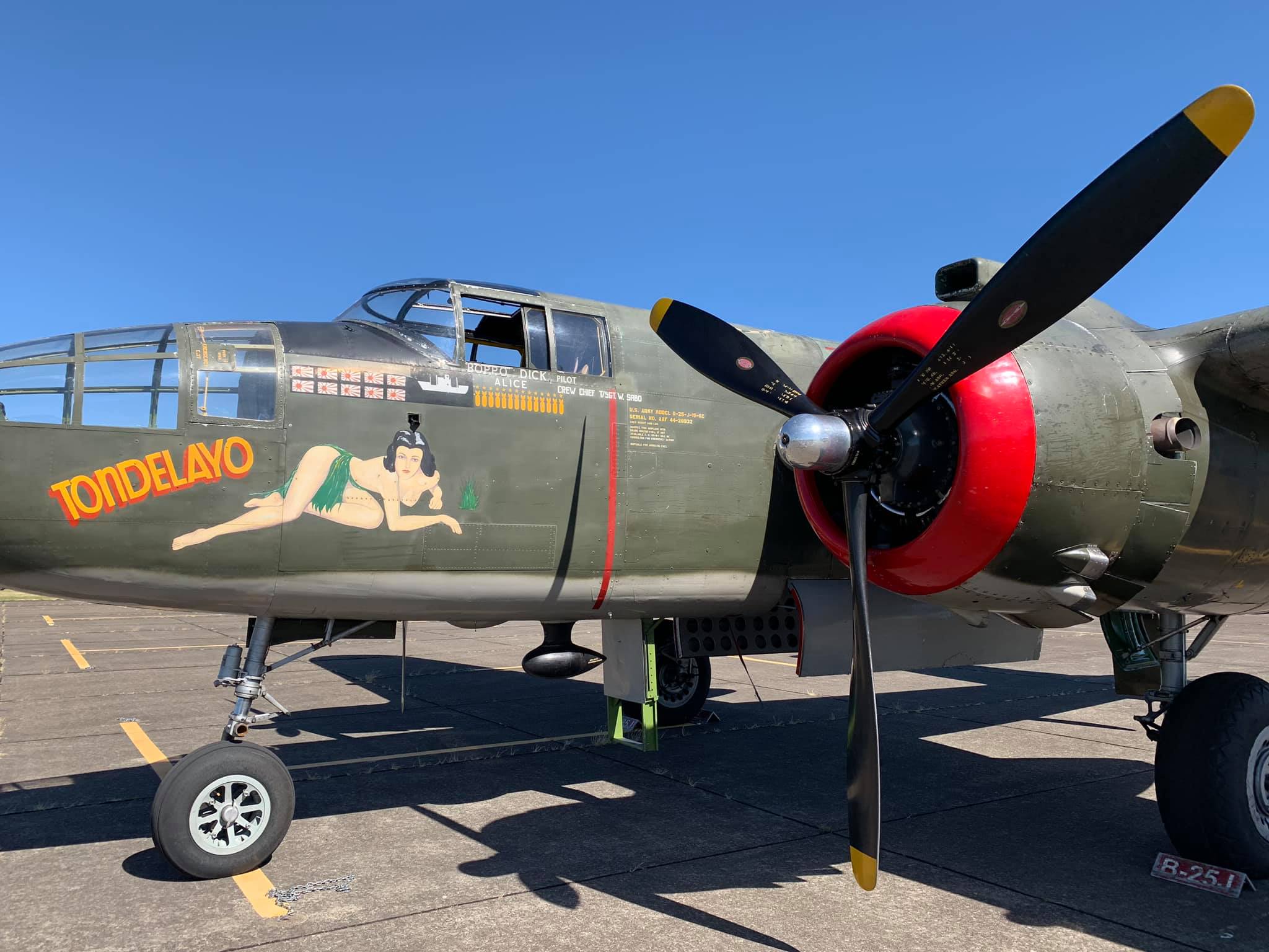 Randy's Warbird Profiles: North American B-25J Mitchell s/n 44-28932 "Tondelayo" 15 63943500 2727854220575551 2361045923221471232 n