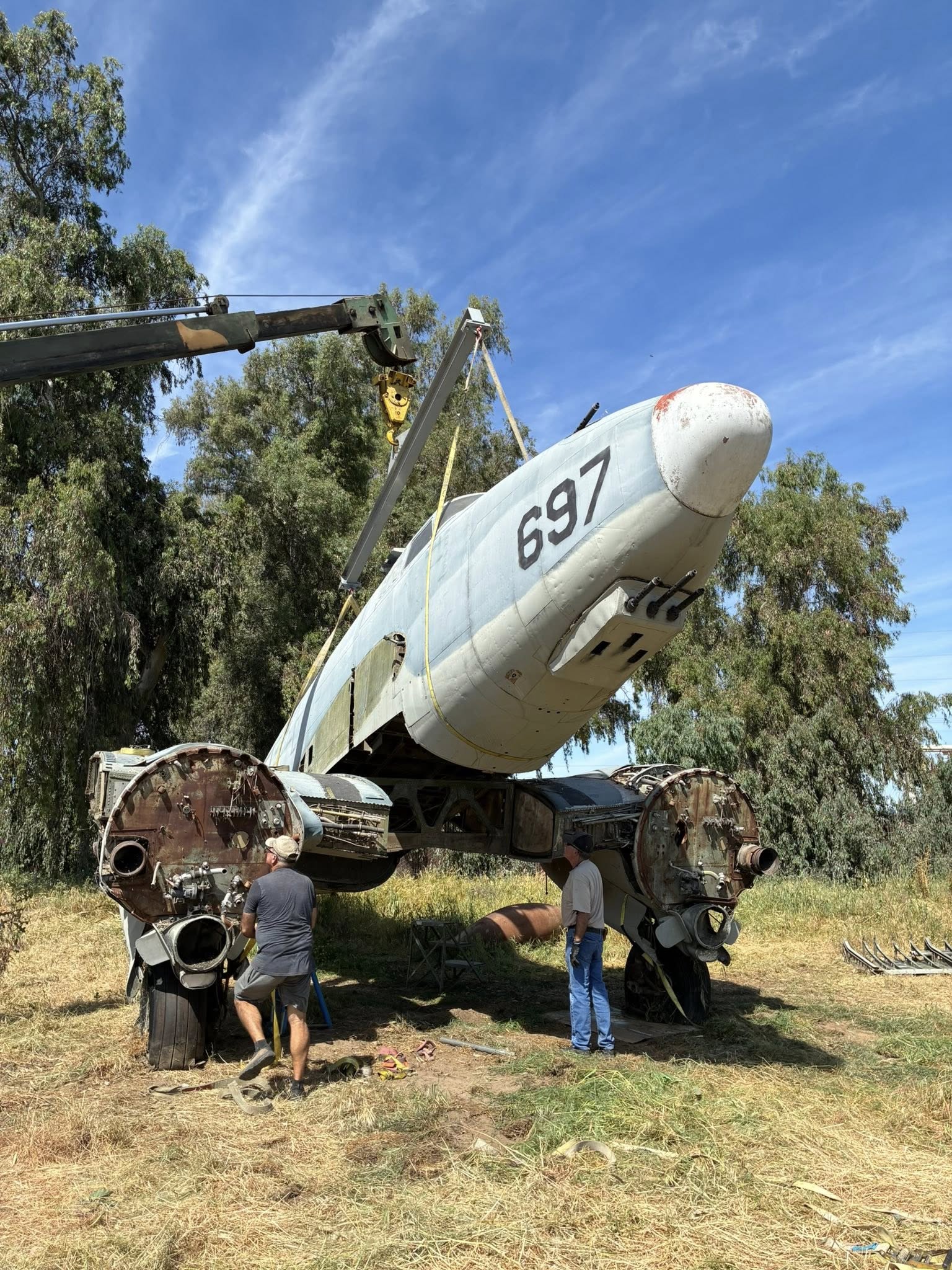 March Field Air Museum Secures PV-2 Harpoon 17 664915218 1453466003242662 5203914055059927753 n