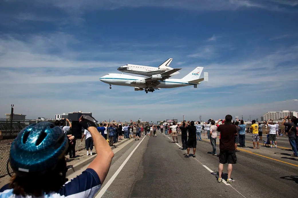California Science Center Hosts Preview of Space Shuttle Endeavour 15 690657main 201209210009hq full