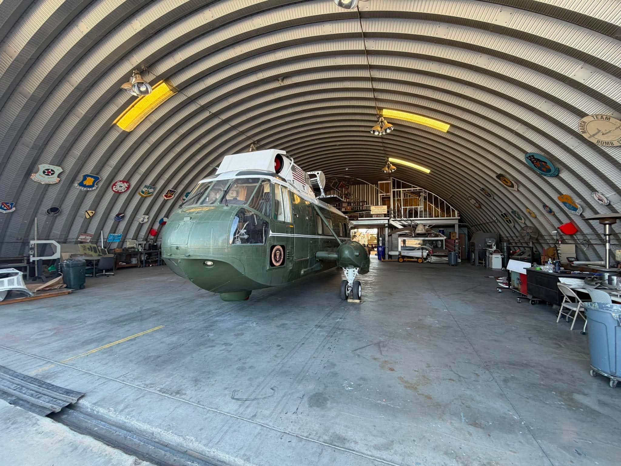 Nixon's VH-3A Sea King Returns to March Field Air Museum for Restoration 31 733589967 1525603969343897 7352695323791426745 n