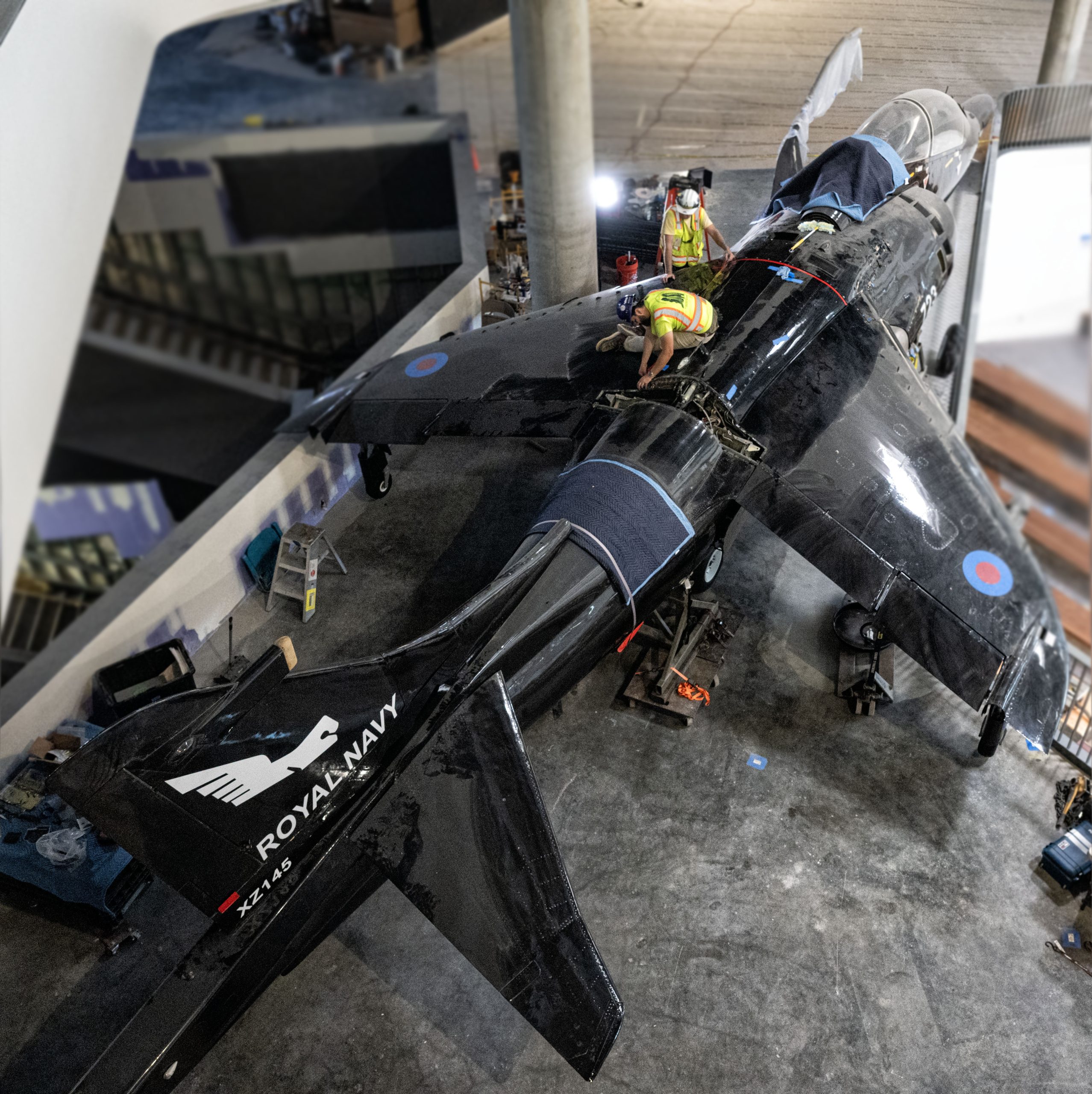 Construction Concludes on Los Angeles' Samuel Oschin Air and Space Center 15 8. Harrier scaled