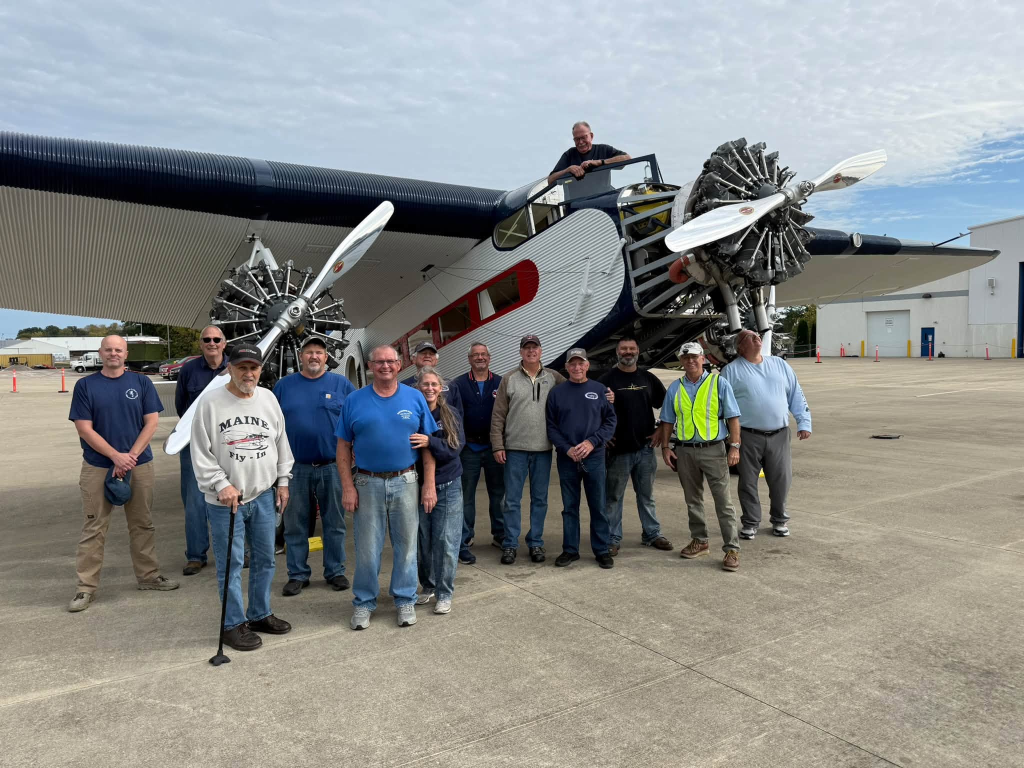 Tri-Motor Heritage Foundation’s Ford Tri-Motor Completes First Engine Runs at the Liberty Aviation Museum 39 847805172 1760687872730673 3821795074170192673 n
