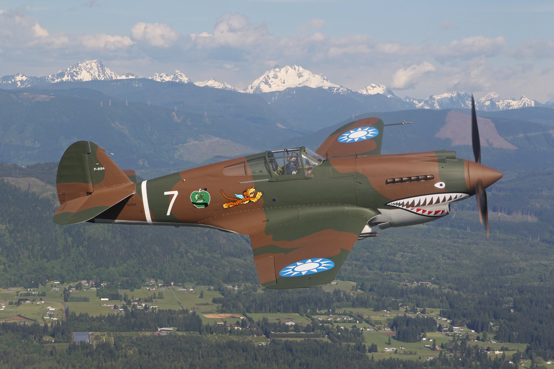 Randy's Warbird Profiles: Curtiss P-40C Tomahawk Mk. IIB 26 86392085 10157202802878666 6976782615500029952 n