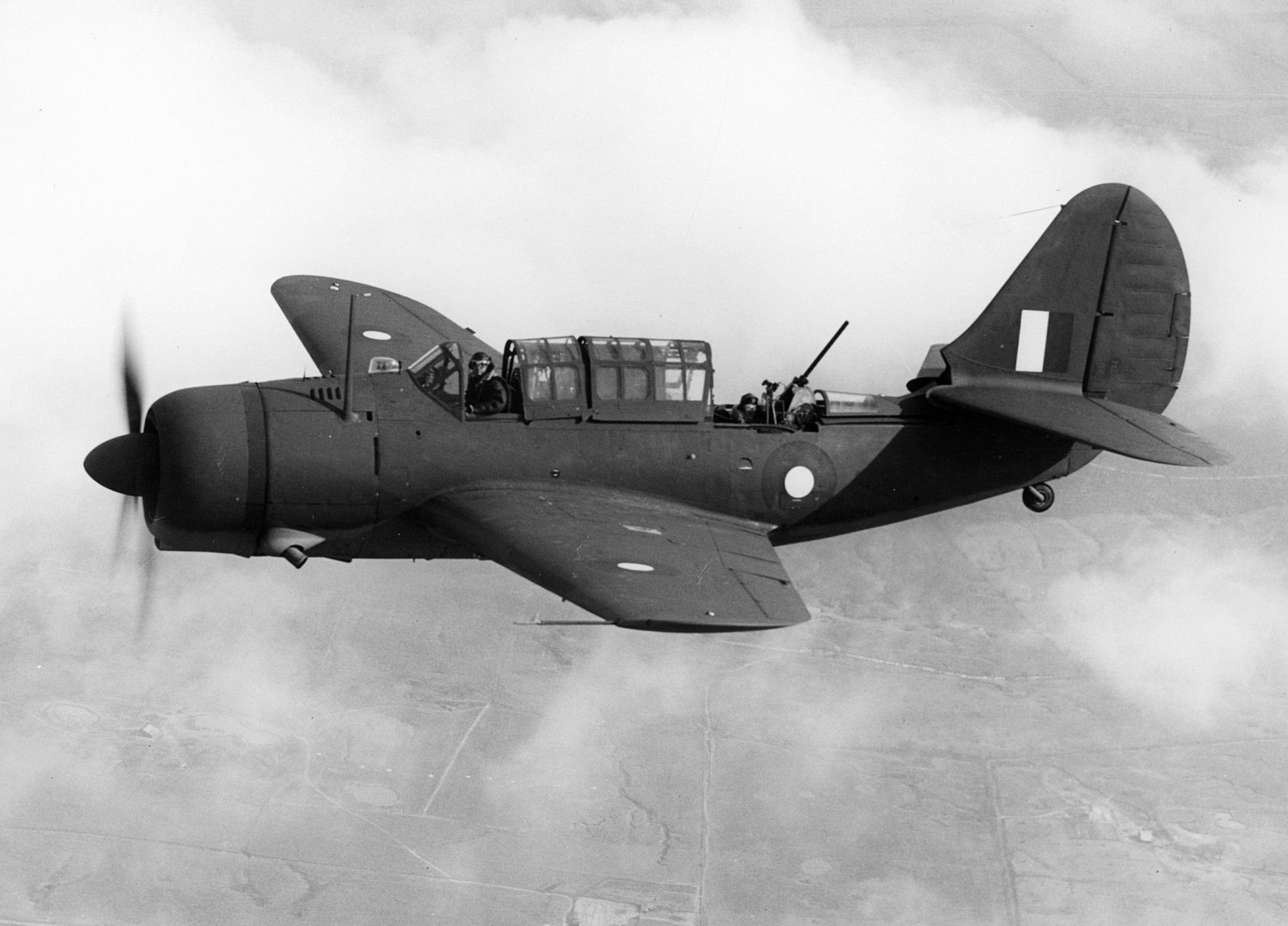 A 25A Shrike RAAF in flight c1943