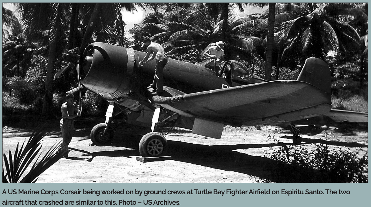 A US Marine Corps F4U Corsair
