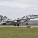 A Ukrainian MiG 29 in 2018