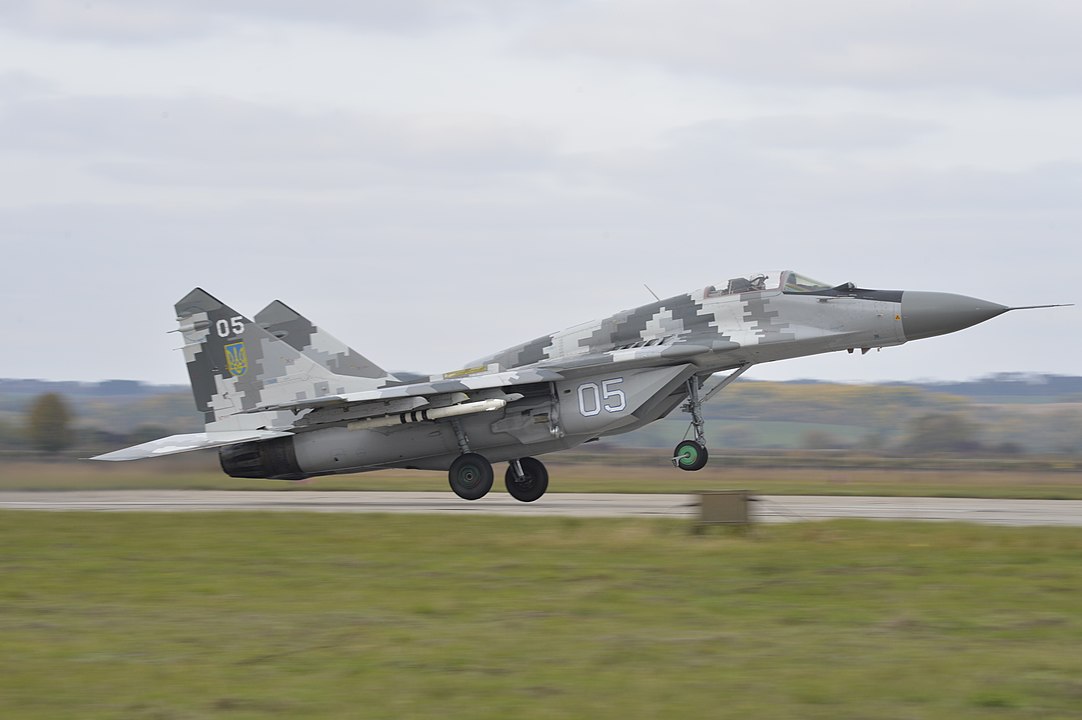 A Ukrainian MiG 29 in 2018