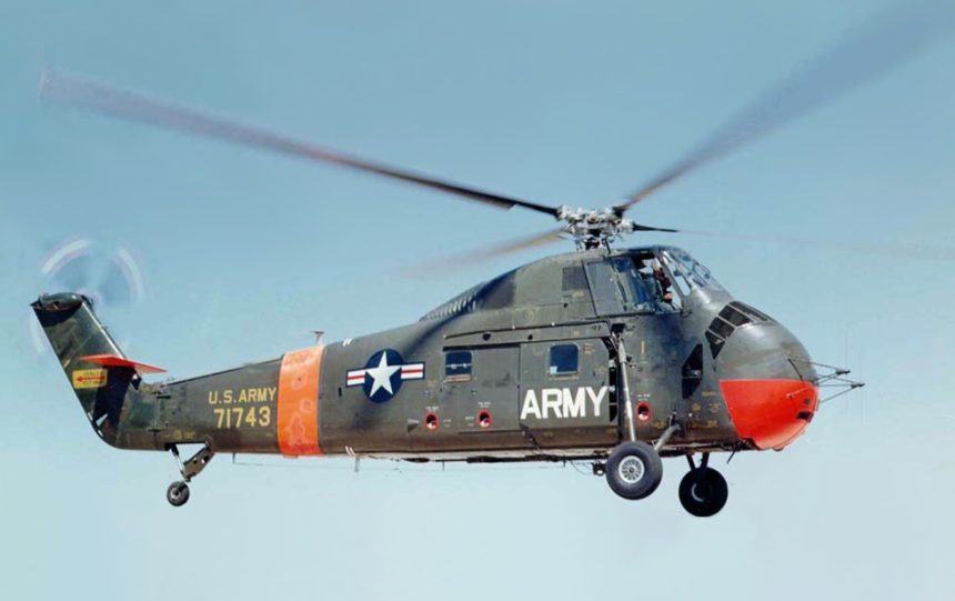 A United States Army CH 34