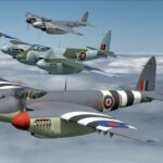 A composite image of the first three de Havilland DH.98 Mosquito aircraft restored by the hugely talented team of restorers at Avspecs