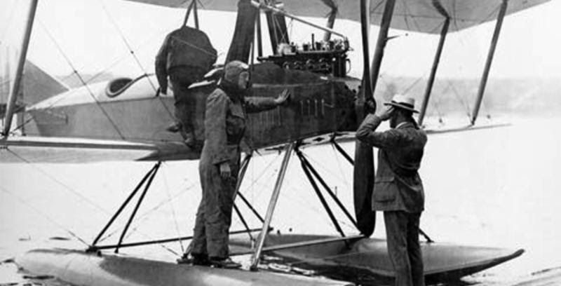 A floatplane version of the Boeing Model C designed by Wong Tsoo in 1916.  