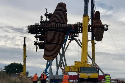 A life size sculpture of a Lancaster bomber has been put up in honour of the RAF crews of World War Two.jpg