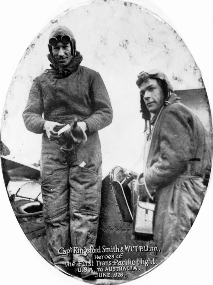 Today In Aviation History: First Flight Across the Pacific Ocean 11 A photograph commemorating the first trans Pacific flight 1