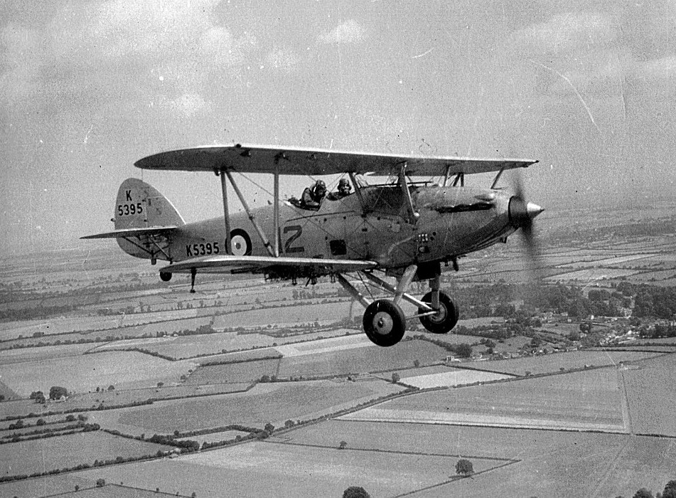 A stunning photograph of a Hawker Hind of No.12 Bomber Squadron