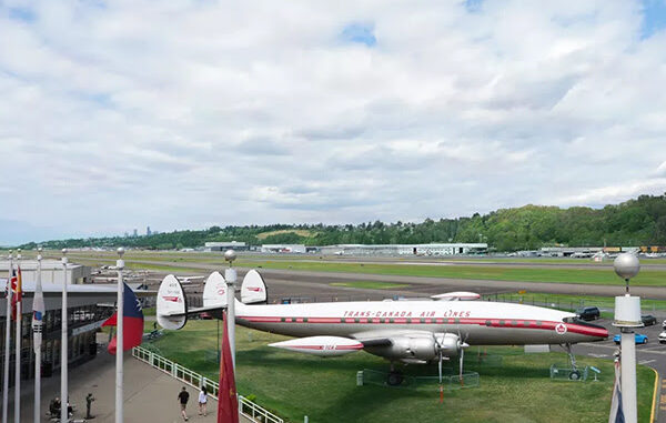 A view of Boeing Field from The Museum of Flight. Ted Huetter The Museum of Flight