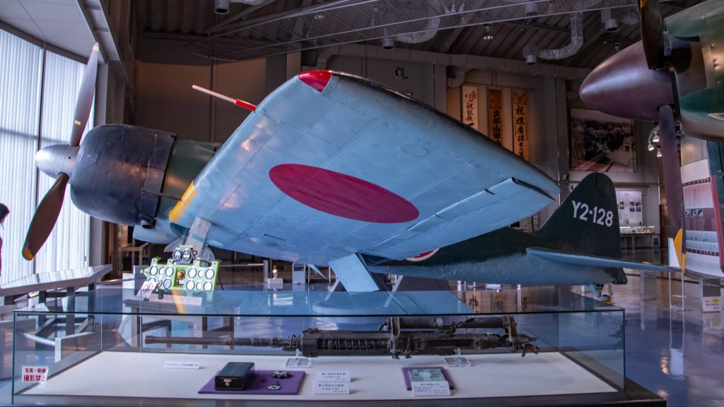 Japan’s Dark History of the Cherry Blossom Units Remembered: The Tachiarai Peace Memorial Museum 19 A6M3 side