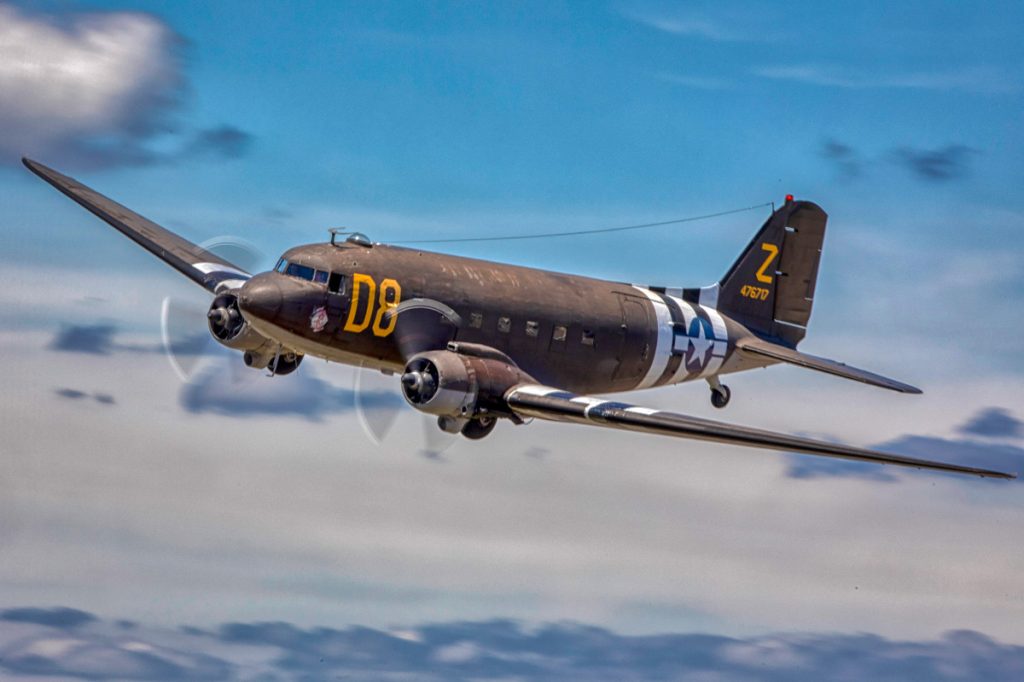 The American Airpower Museum Warbirds to Participate in FourLeaf Air Show Activities 10 AAM Douglas C 47 Skytrain