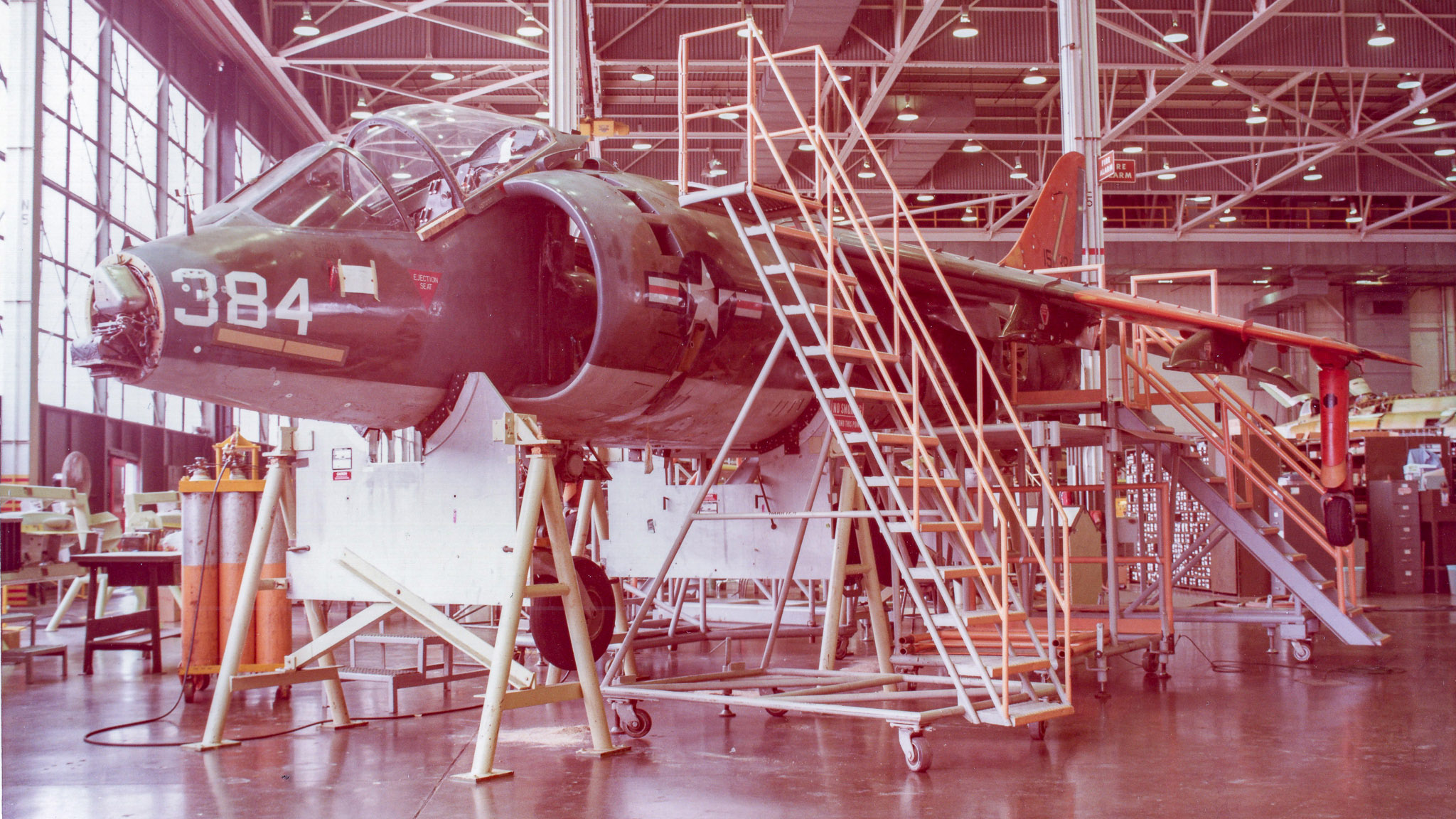 The Forgotten Harrier 17 AV 8A 158384 conversion to AV 8C Don Spering collection