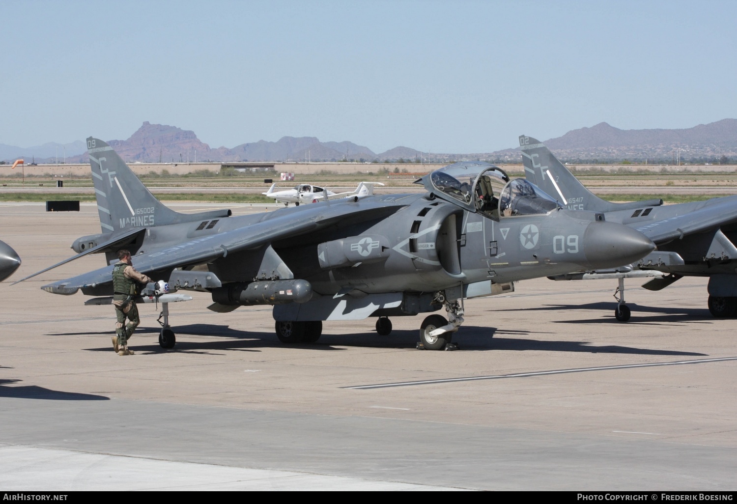 AV 8B Harrier II BuNo 165002