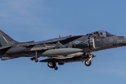 AV 8B Harrier jump jet