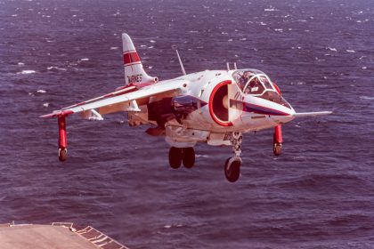 AV 8C 158384 aboard Saipan Don Spering collection