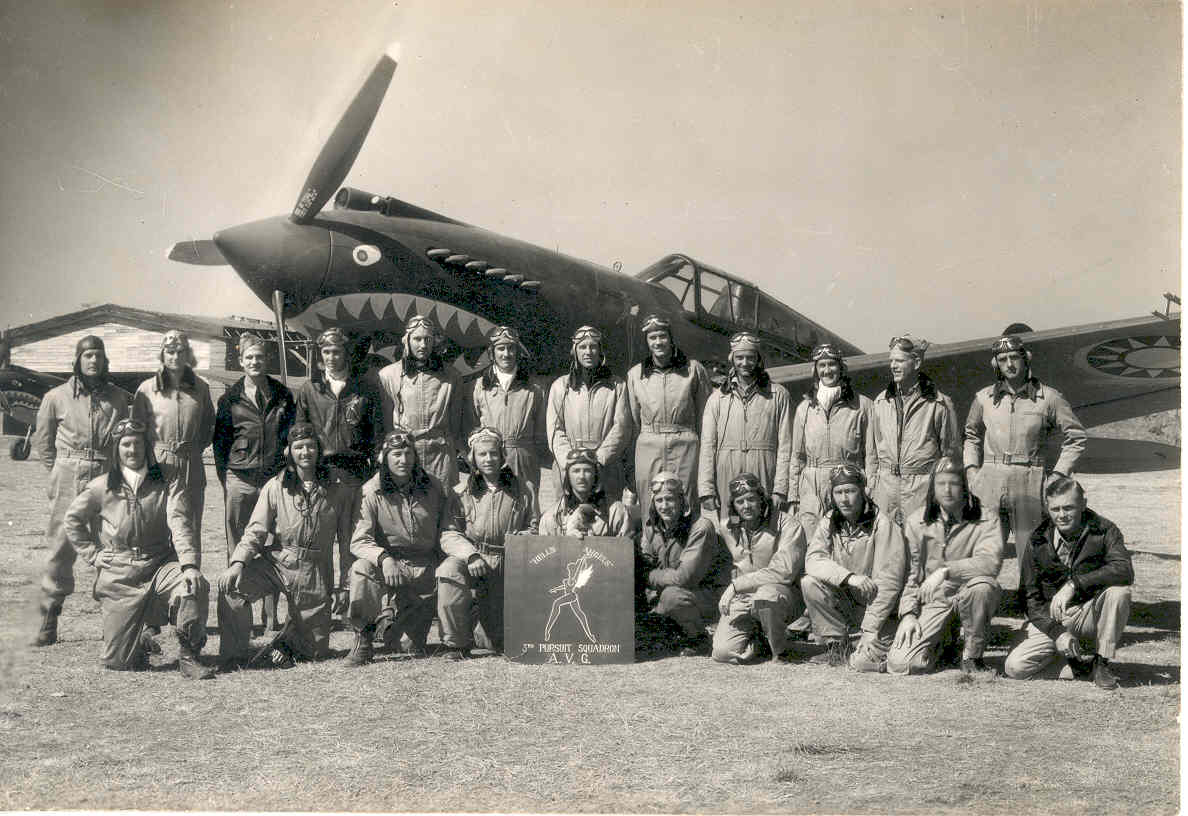 AVG Flying Tigers 3rd Squadron "Hells Angels" - Photo via AVG Association