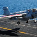 A Prowler lands aboard USS George H.W. Bush.1 e1431885760872