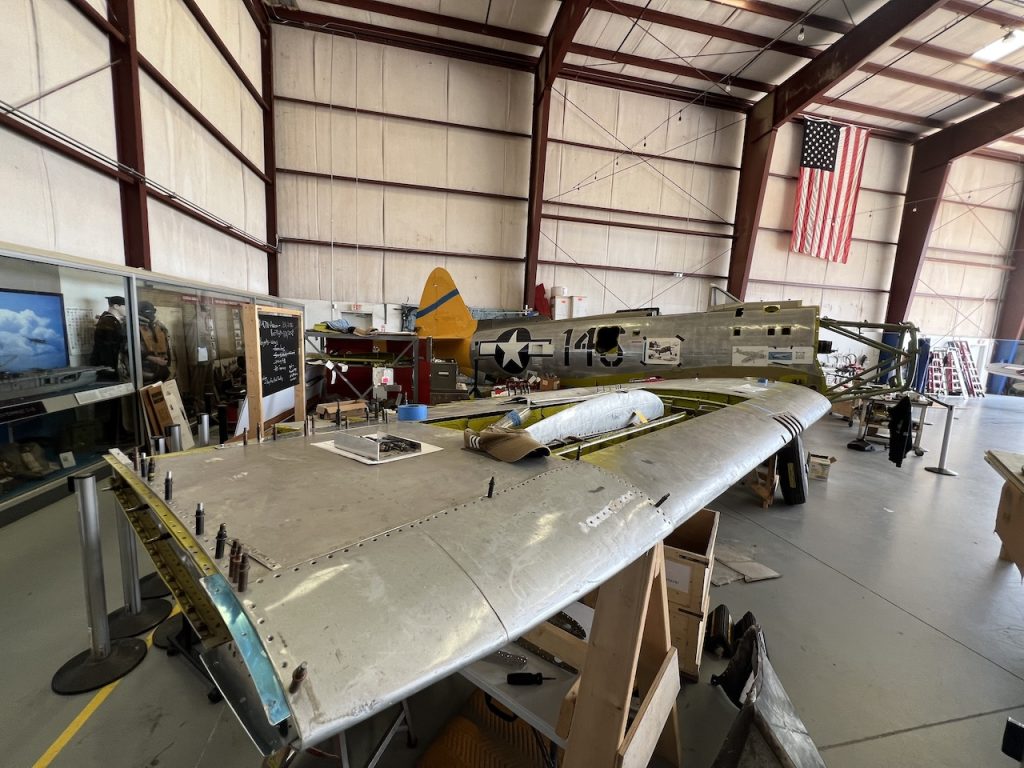 Airbase Georgia Raises More Than $110,000 for P-47N Restoration Through “12 Planes of Christmas” Campaign 12 Airbase Georgias P 47N Thunderbolt s n 44 89136 0448