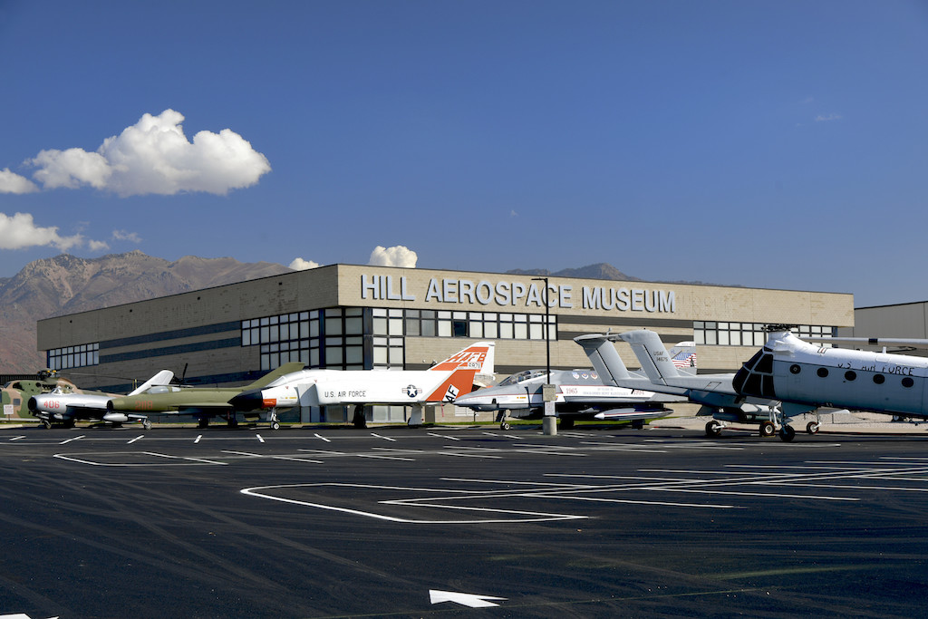 Aircraft on static display at the Hill Aerospace Museum