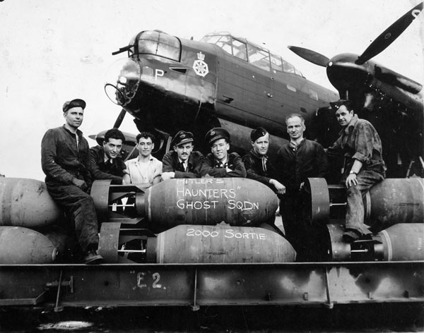 Aircrew Groundcrew of a No. 428 Squadron RCAF Avro Lancaster