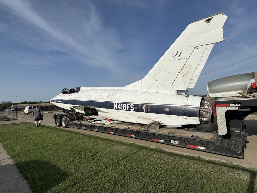 Airworks Donates Historic North American F 100F Super Sabre to Fort Worth Aviation Museum 4499