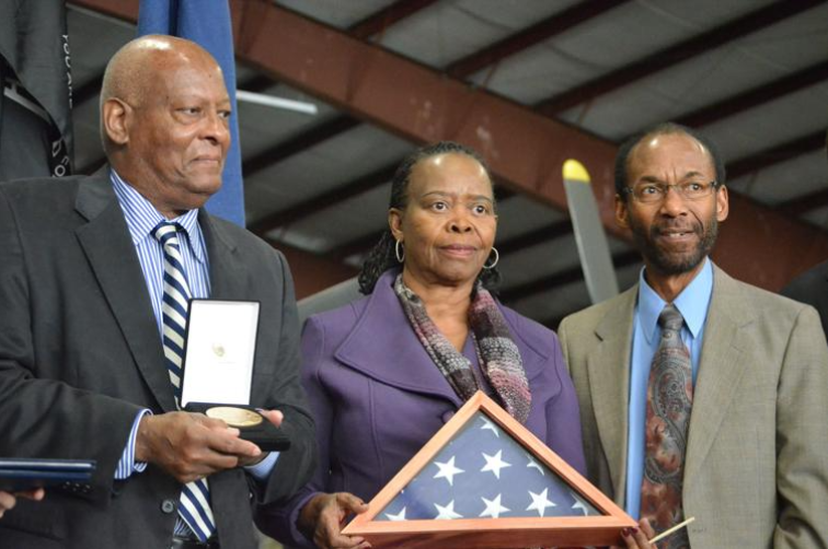 Al Fields BernadineFred Lutz Leland Pennington Cousins Congressional Gold Medal Photo Ben Beagle