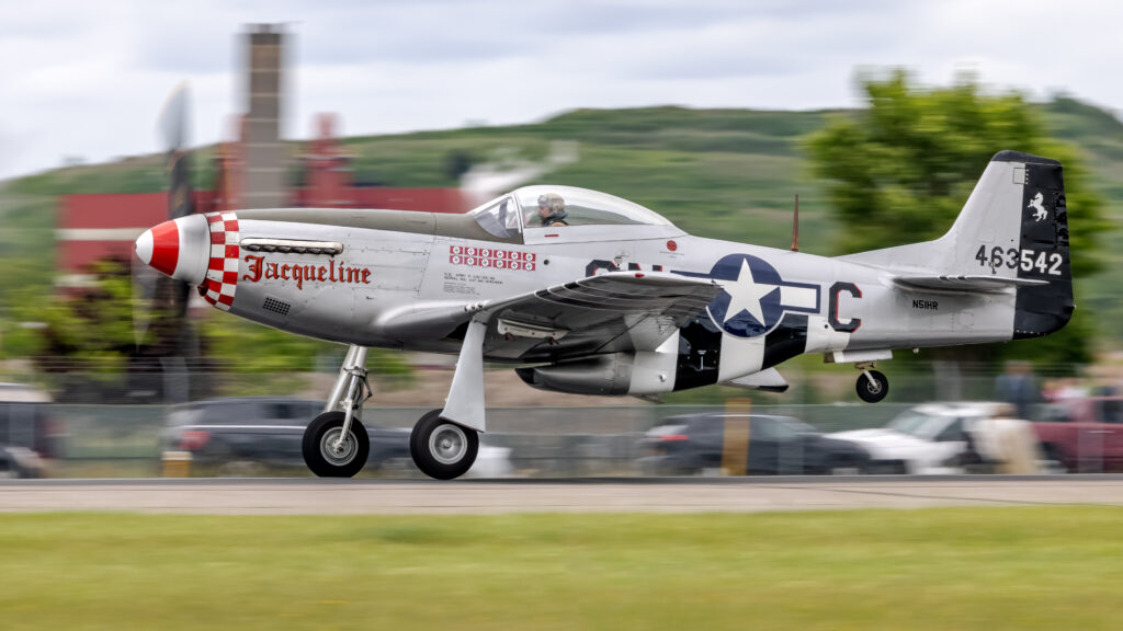 American Airpower Museum North American P 51D Mustang Fighter