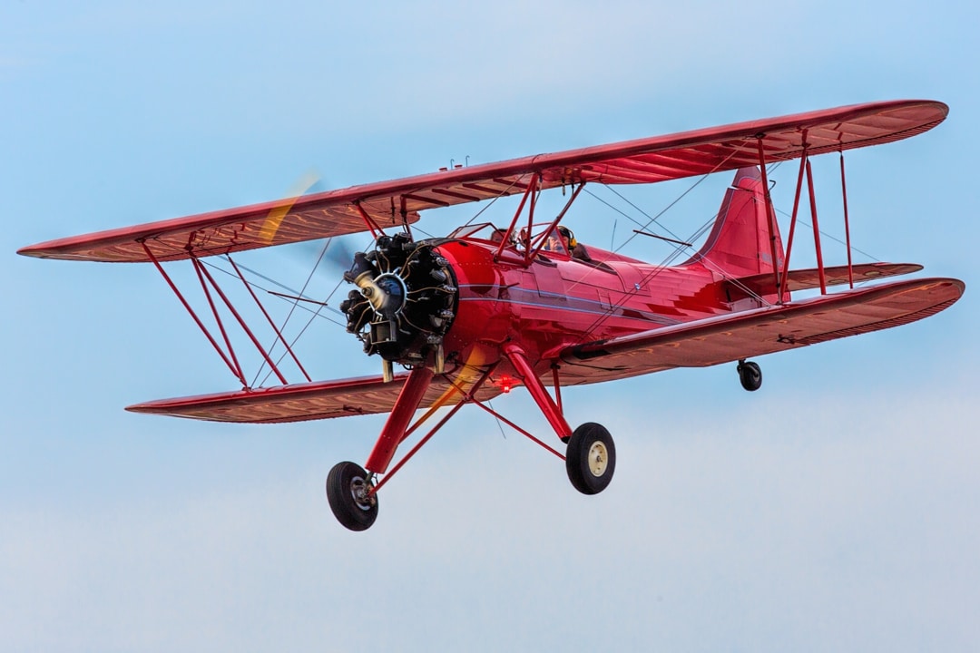 AAM's magnificent WACO UPF-7 is available for flights during the event. (image via AAM)