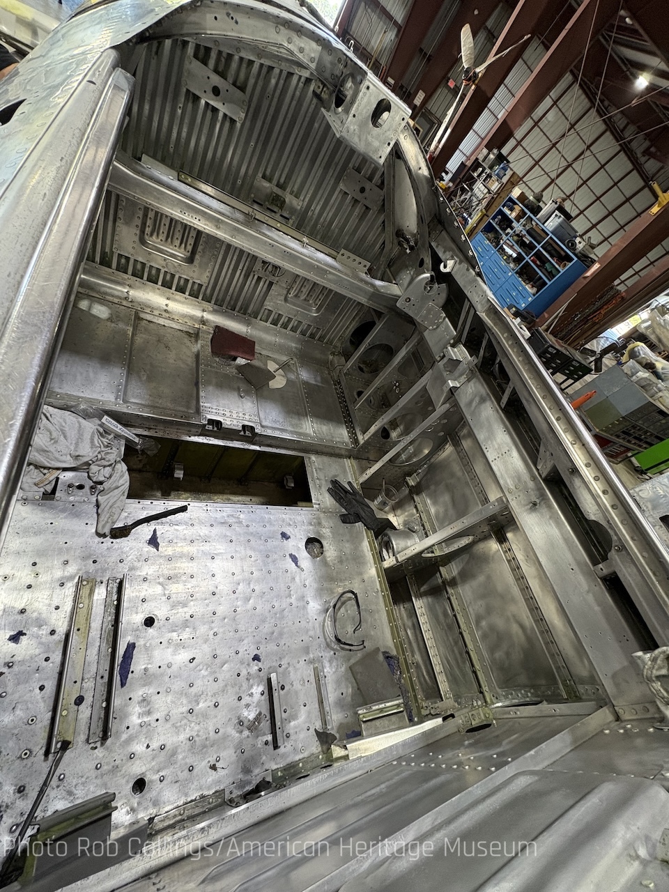 American Heritage Museum's Republic P-47D Thunderbolt Winter Restoration Update 17 American Heritage Museums P 47D Thunderbolt 8686